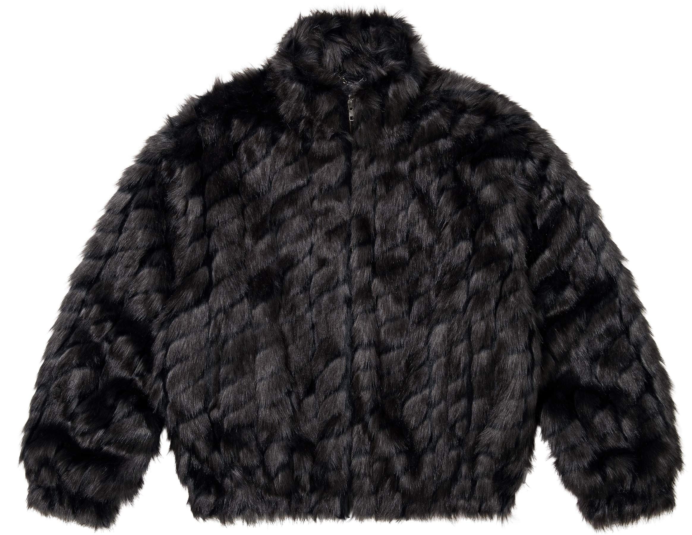 2-Tone WINDSTOPPER® Faux Fur Jacket view 18